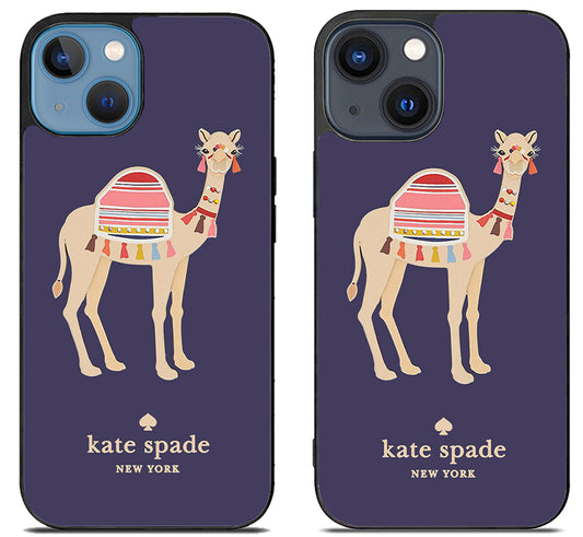 Kate Spade Applique Camel iPhone 15 | iPhone 15 Plus Case