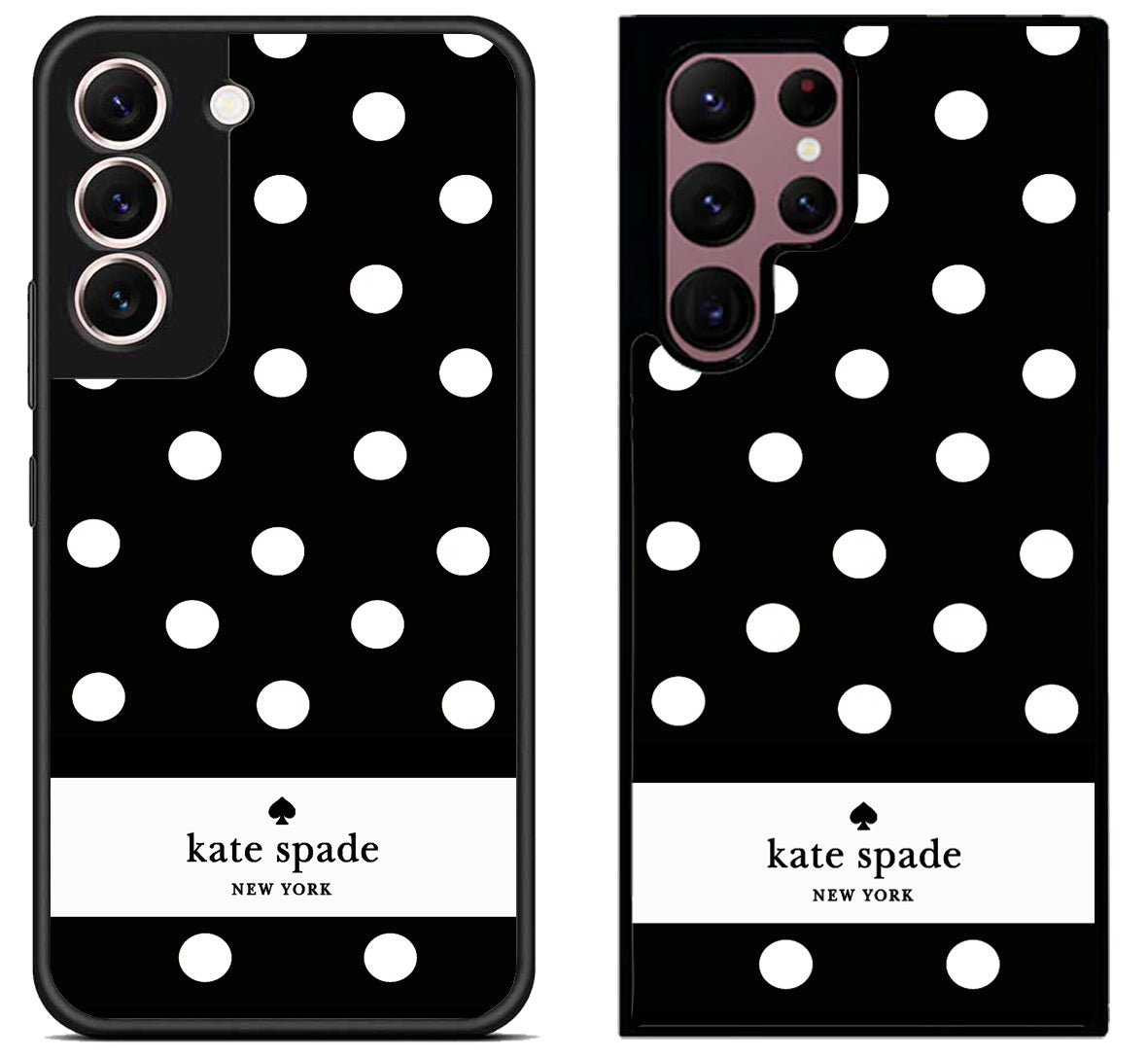 Kate Spade Black Polkadot Samsung Galaxy S22 | S22+ | S22 Ultra Case