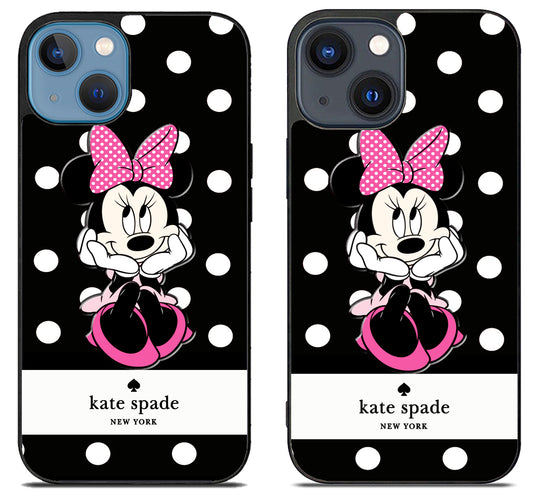 Kate Spade Black Polkadot Cute iPhone 15 | iPhone 15 Plus Case