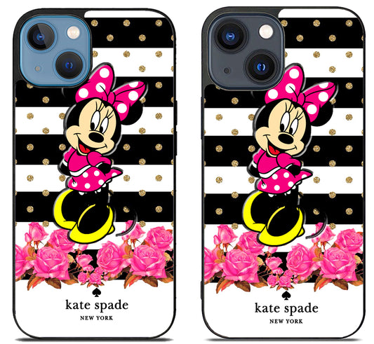 Kate Spade Cute Minnie Mouse iPhone 15 | iPhone 15 Plus Case