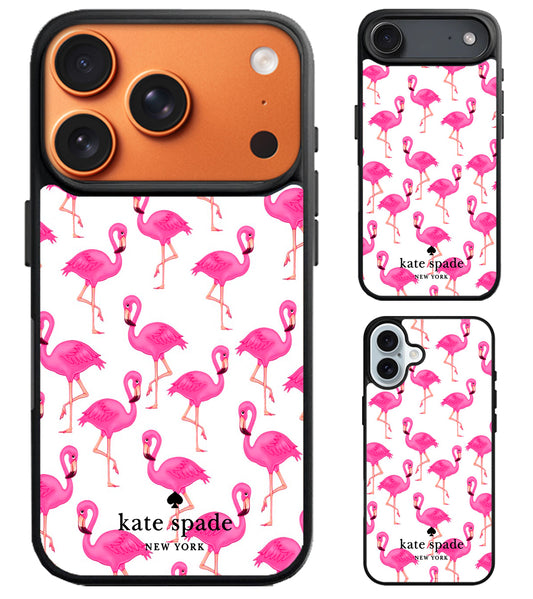 Kate Spade Flamingo iPhone Air | iPhone 17 | 17 Pro | 17 Pro Max Case