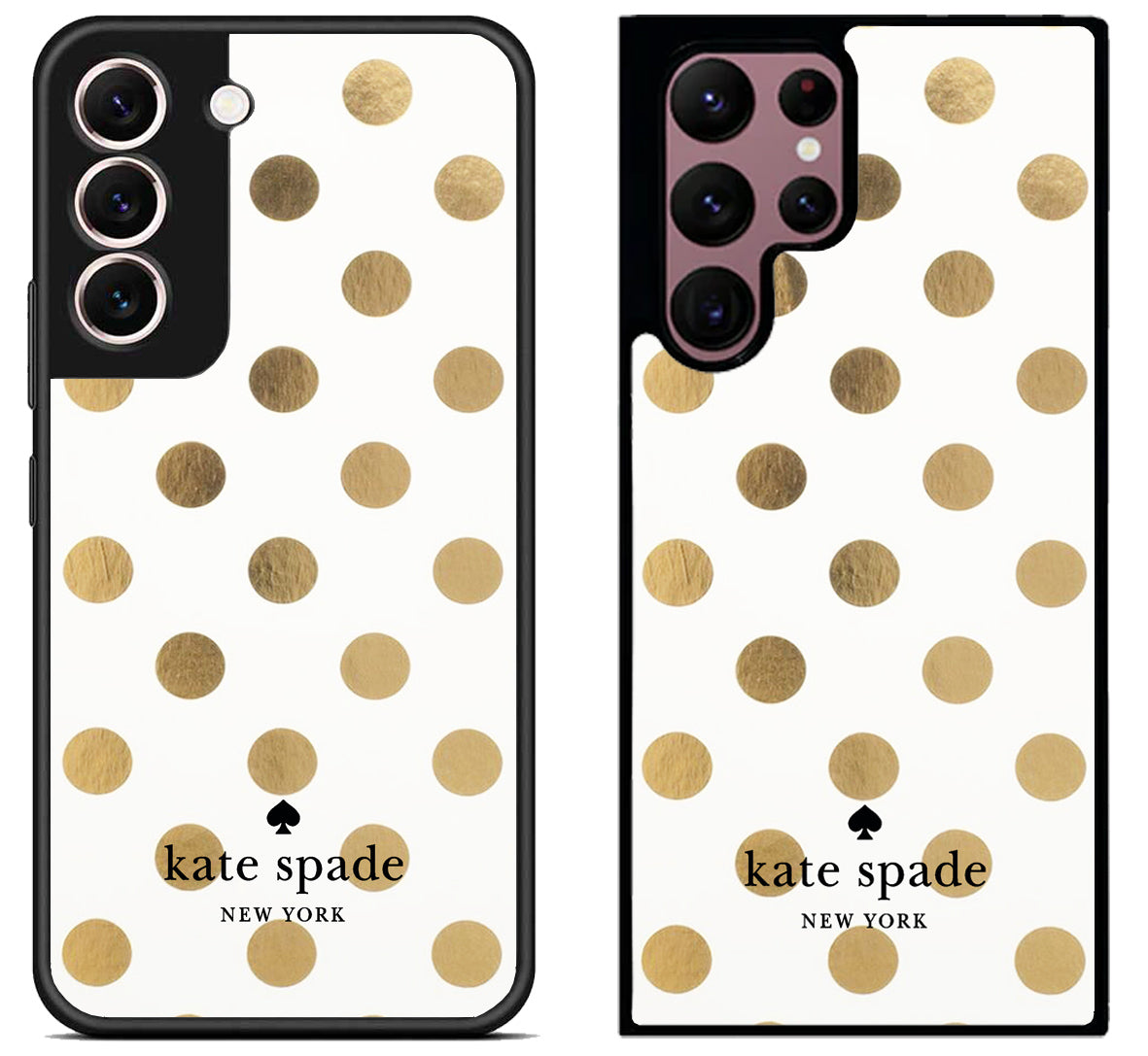 Kate Spade Gold Polkadot Samsung Galaxy S22 | S22+ | S22 Ultra Case