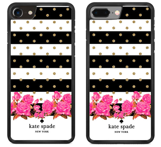 Kate Spade Inspired Beauty Striped iPhone 8 | 8 Plus Case