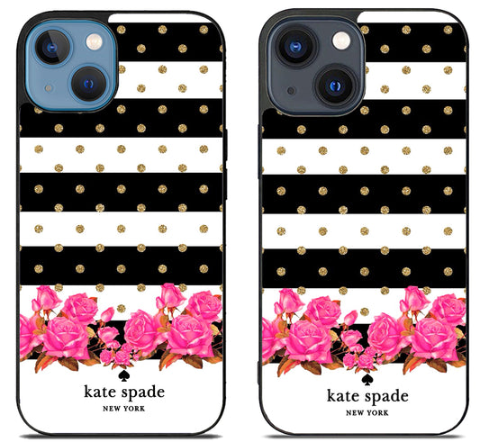 Kate Spade Inspired Beauty Stripe iPhone 15 | iPhone 15 Plus Case