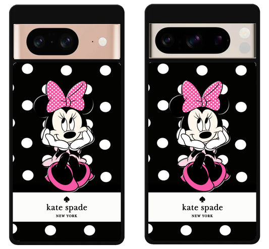Kate Spade Minnie Mouse Black Google Pixel 8 | 8 Pro Case