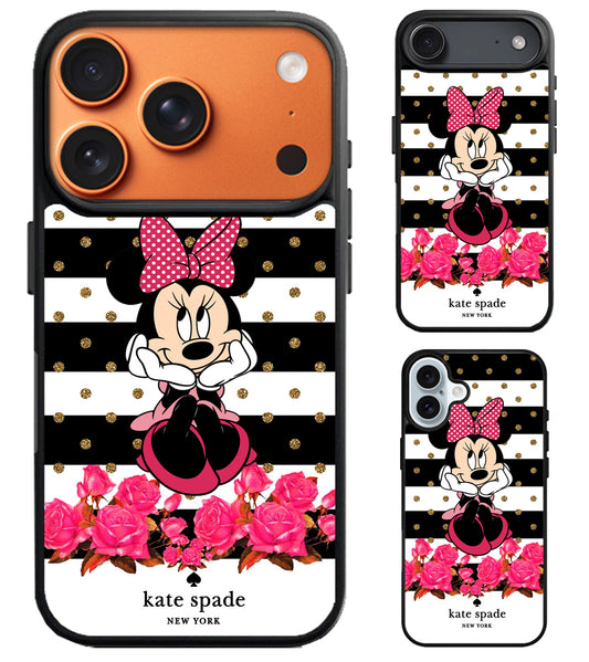 Kate Spade Minnie Mouse Cute iPhone Air | iPhone 17 | 17 Pro | 17 Pro Max Case