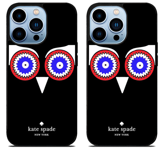Kate Spade Moster Owl Black iPhone 15 Pro | iPhone 15 Pro Max Case
