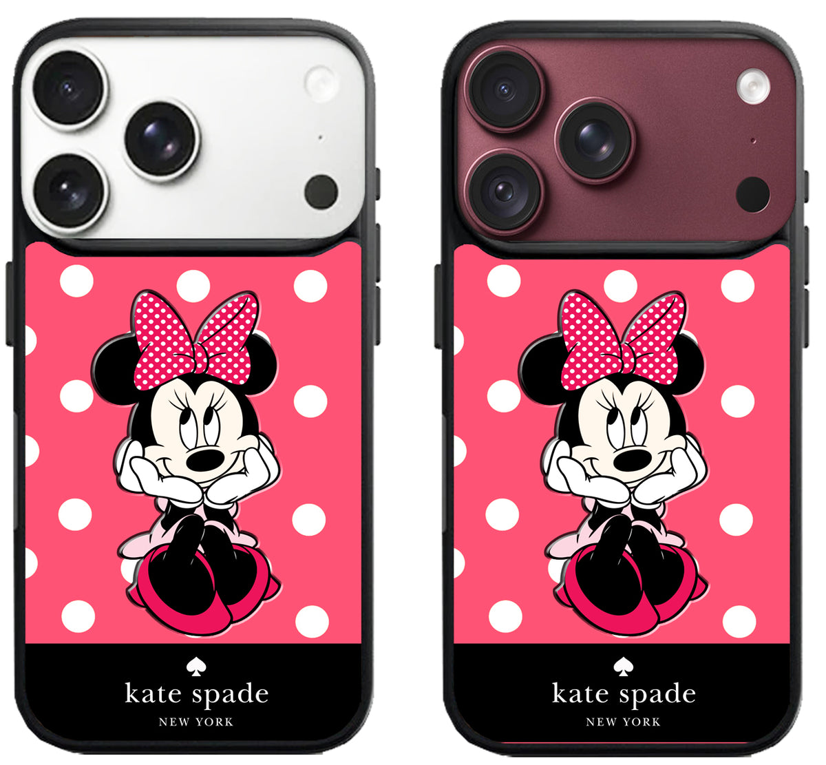 Kate Spade Pink Minnie mouse iPhone 18 Pro | 18 Pro Max Case