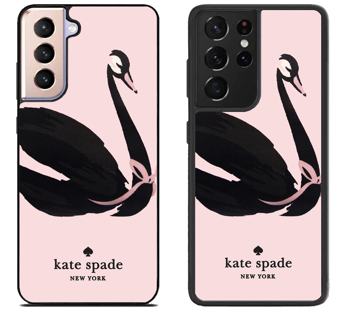 Kate Spade Pink Swan Samsung Galaxy S21 | S21 FE | S21+ | S21 Ultra Case