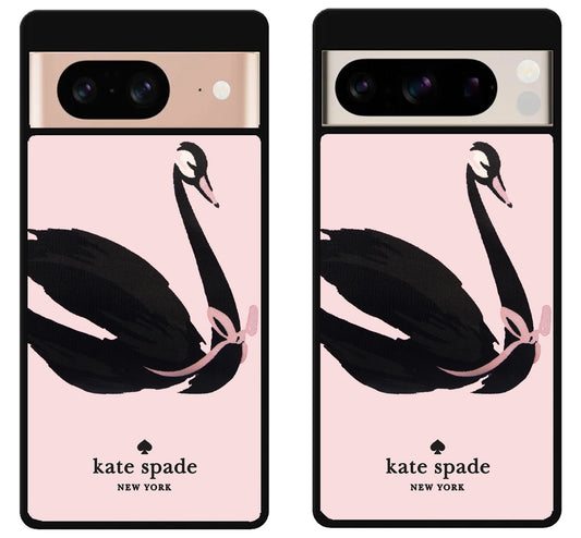 Kate Spade Pink Swan Google Pixel 8 | 8 Pro Case
