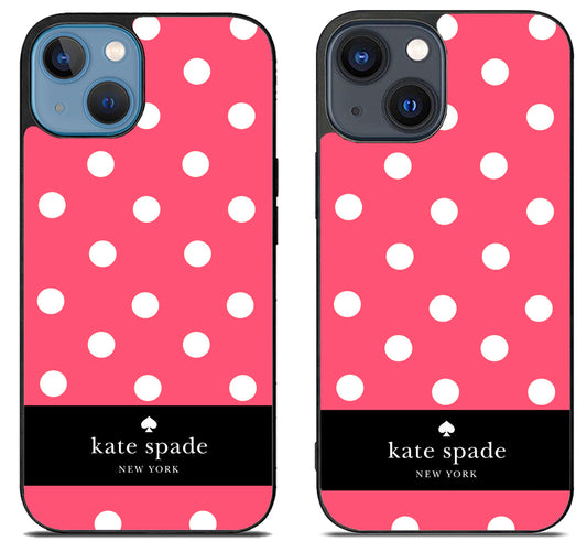 Kate Spade Polkadot Pink iPhone 15 | iPhone 15 Plus Case