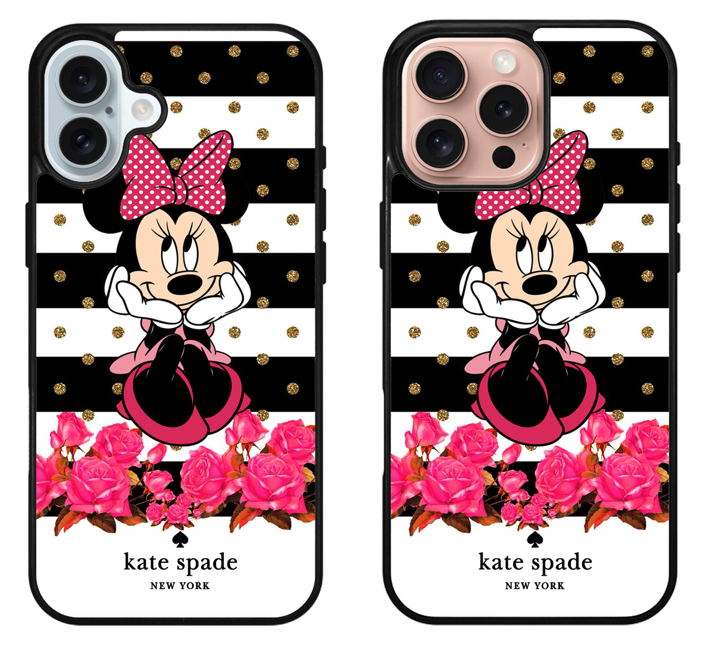 Kate Spade Polkadot Minnie Mouse Cute iPhone 16 | 16 Plus | 16 Pro | 16 Pro Max Case