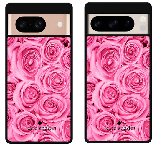 Kate Spade Rose Pink Cover Google Pixel 8 | 8 Pro Case