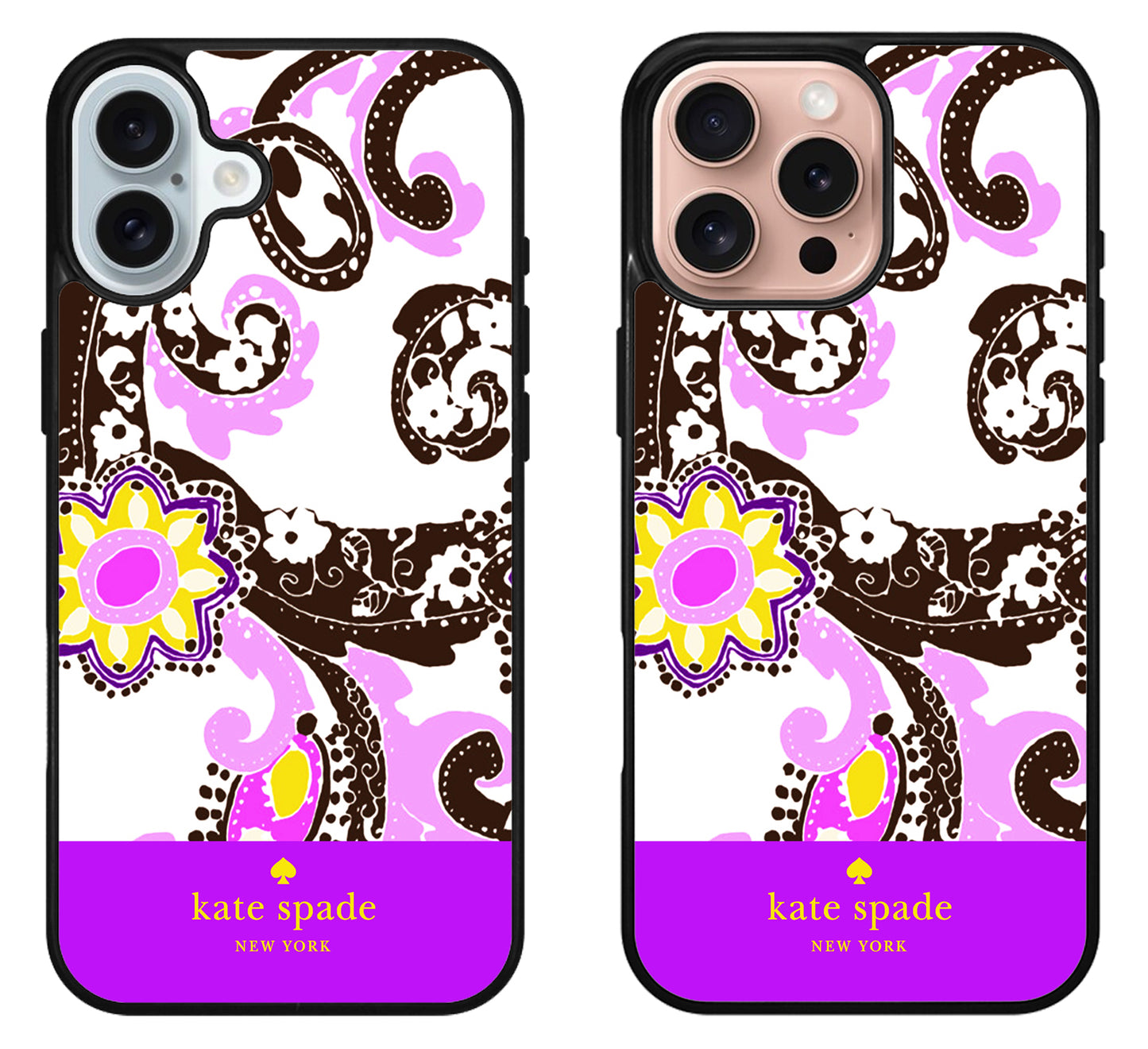 Kate Spade Rose Purple iPhone 16 | 16 Plus | 16 Pro | 16 Pro Max Case