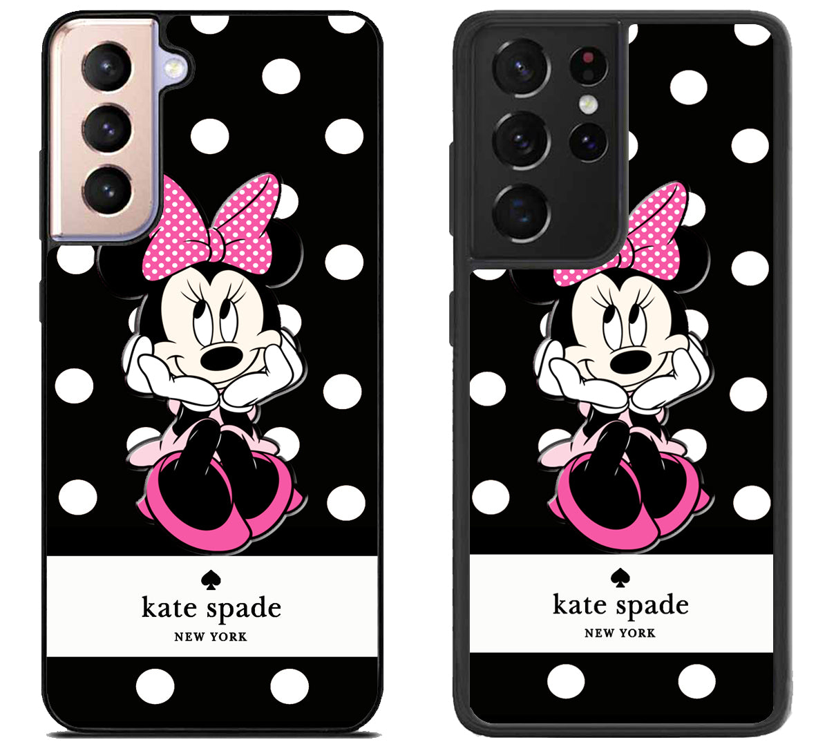Kate Spade Black Cute Samsung Galaxy S21 | S21 FE | S21+ | S21 Ultra Case