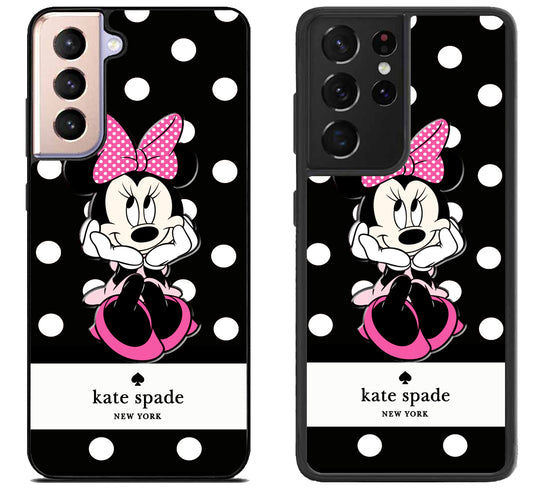 Kate Spade Black Cute Samsung Galaxy S21 | S21 FE | S21+ | S21 Ultra Case