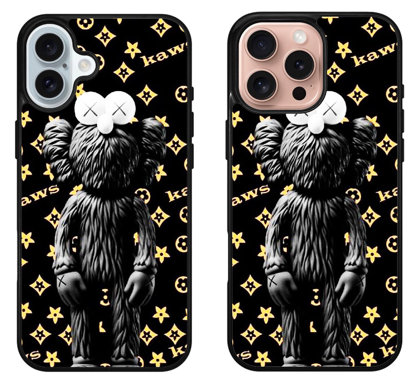 Kaws Black Cover iPhone 16 | 16 Plus | 16 Pro | 16 Pro Max Case