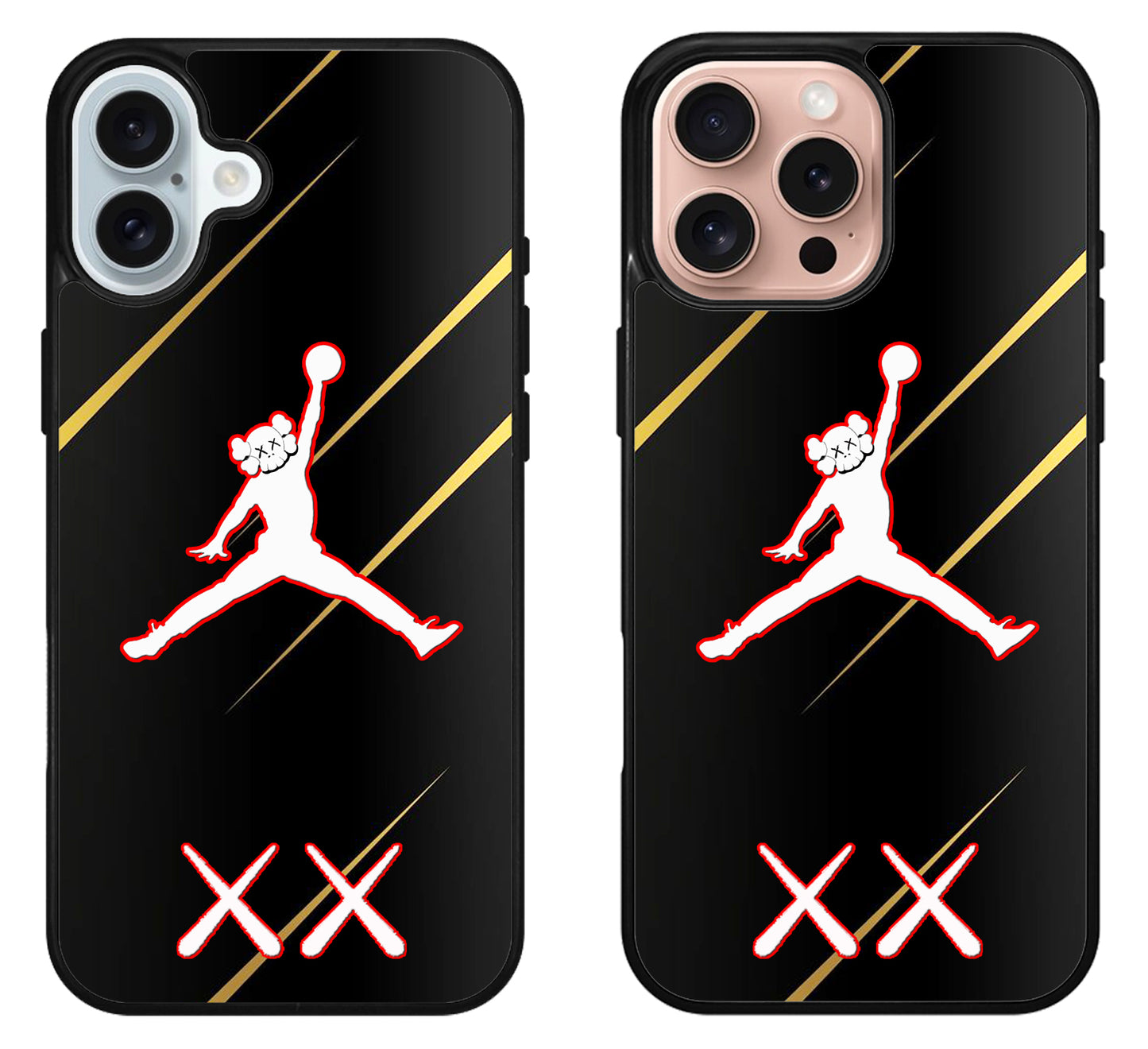 Kaws X Jordan Black Metallic iPhone 16 | 16 Plus | 16 Pro | 16 Pro Max Case