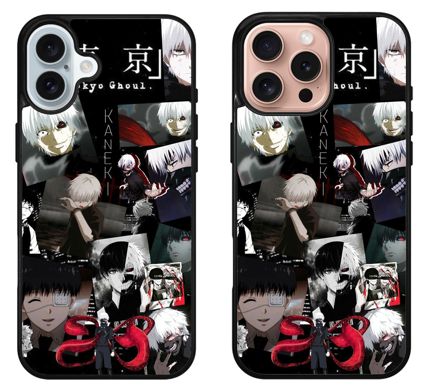 Ken Kaneki Tokyo Ghoul Collage iPhone 16 | 16 Plus | 16 Pro | 16 Pro Max Case