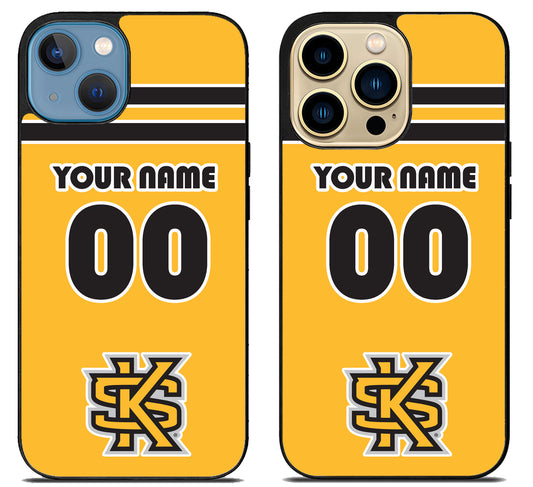 Custom Personalized Kennesaw State Owls iPhone 14 | 14 Plus | 14 Pro | 14 Pro Max Case