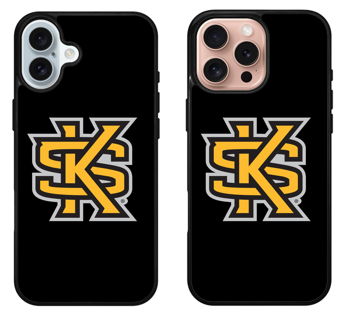 Kennesaw State Owls Black iPhone 16 | 16 Plus | 16 Pro | 16 Pro Max Case