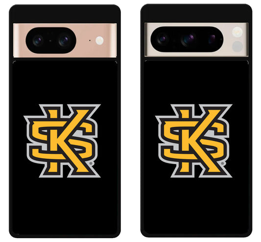 Kennesaw State Owls Black Google Pixel 8 | 8 Pro Case