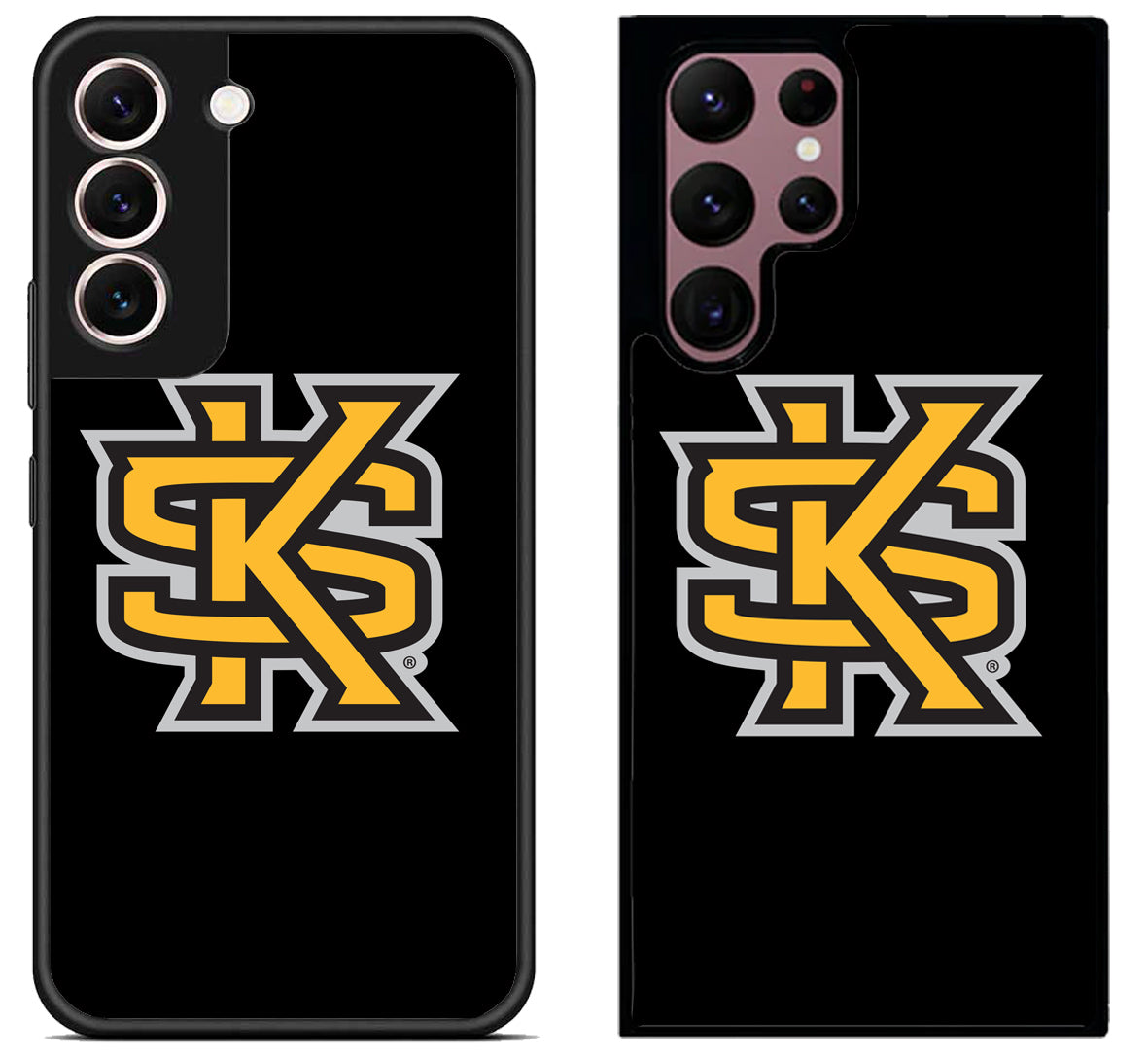 Kennesaw State Owls Black Samsung Galaxy S22 | S22+ | S22 Ultra Case