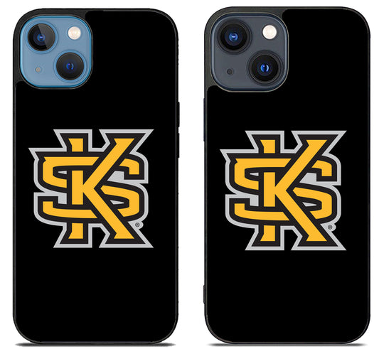 Kennesaw State Owls Black iPhone 15 | iPhone 15 Plus Case