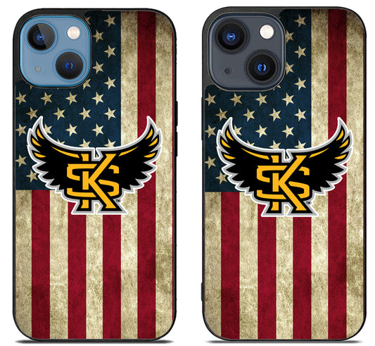 Kennesaw State Owls Flag iPhone 15 | iPhone 15 Plus Case