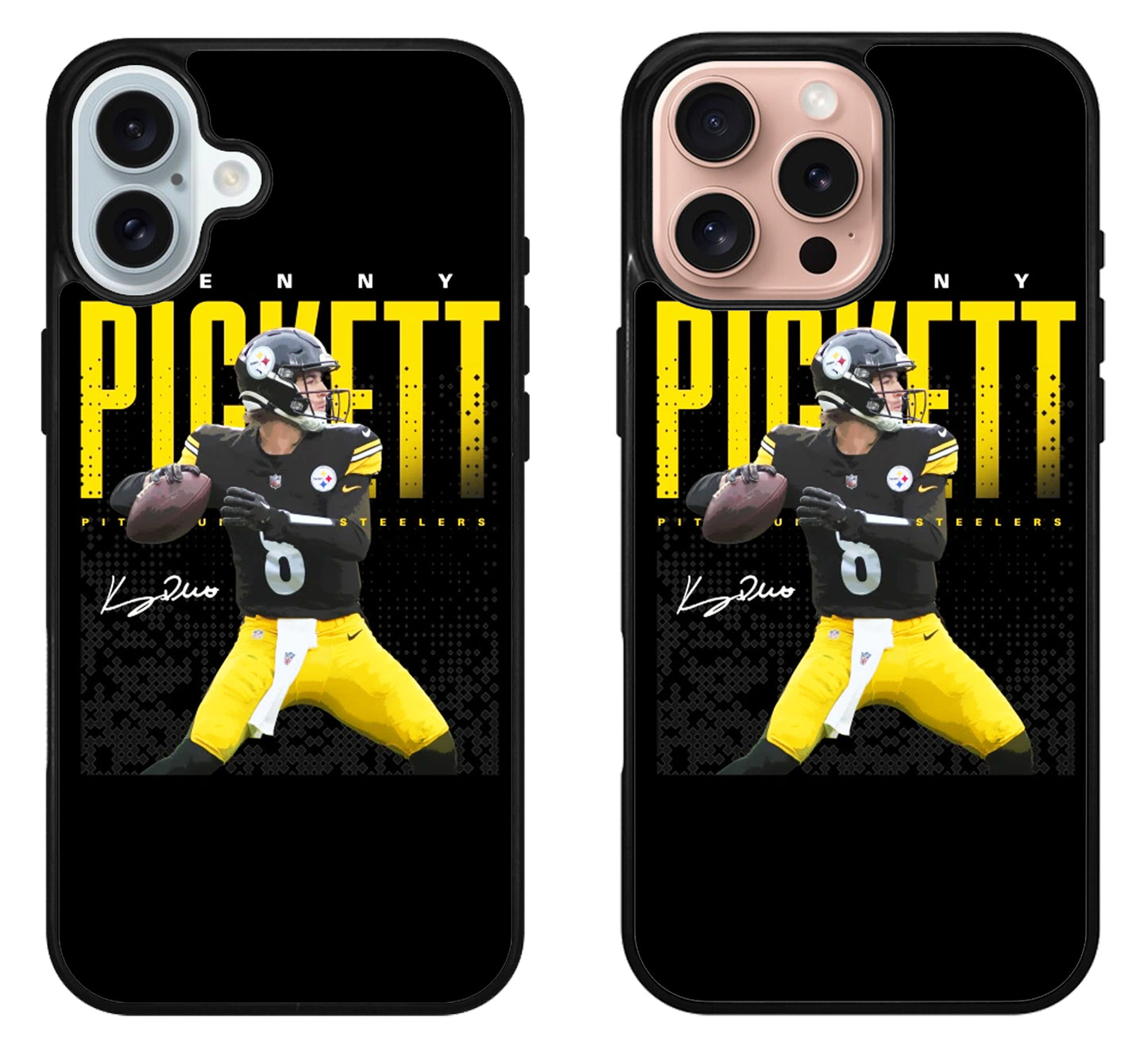 Kenny Pickett Steelers Black iPhone 16 | 16 Plus | 16 Pro | 16 Pro Max Case