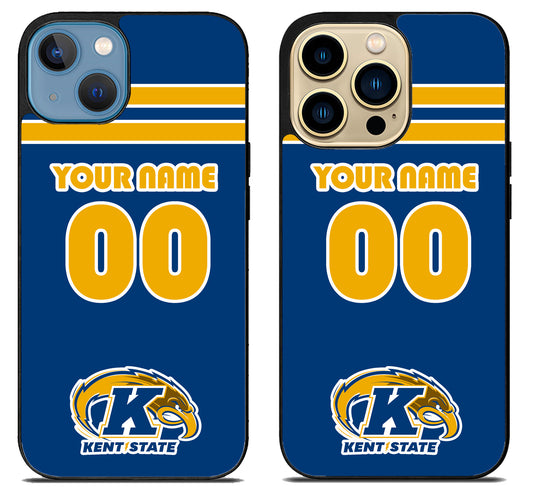 Custom Personalized Kent State Golden Flashes iPhone 14 | 14 Plus | 14 Pro | 14 Pro Max Case