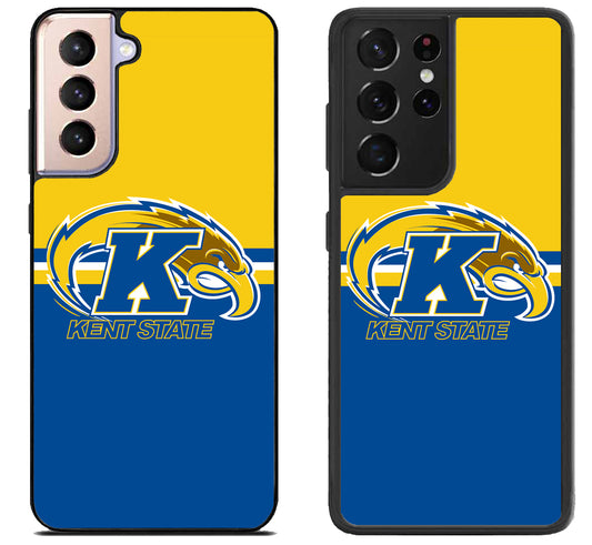 Kent State Golden Flashes Stripe Samsung Galaxy S21 | S21 FE | S21+ | S21 Ultra Case
