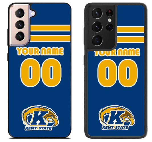 Custom Personalized Kent State Golden Flashes Samsung Galaxy S21 | S21 FE | S21+ | S21 Ultra Case