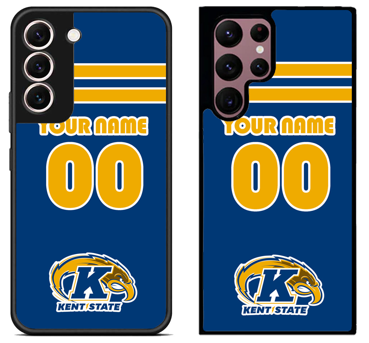 Custom Personalized Kent State Golden Flashes Samsung Galaxy S22 | S22+ | S22 Ultra Case