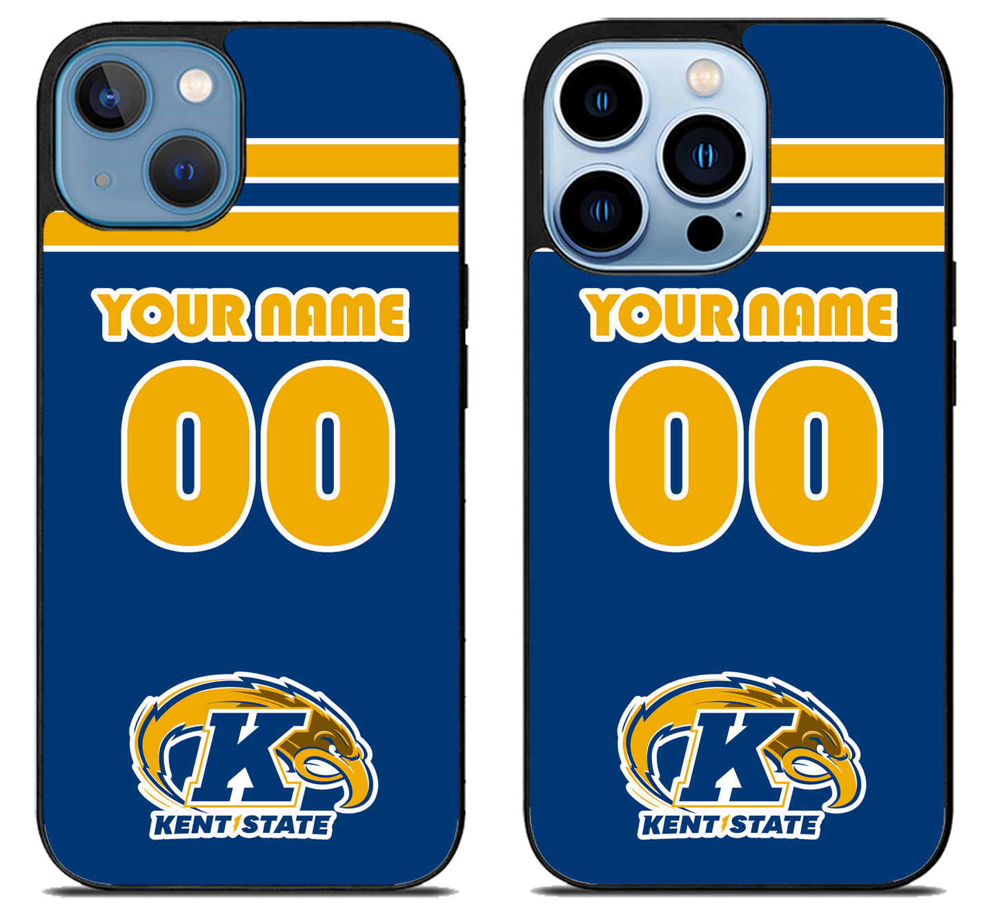 Custom Personalized Kent State Golden Flashes iPhone 13 | 13 Mini | 13 Pro | 13 Pro Max Case