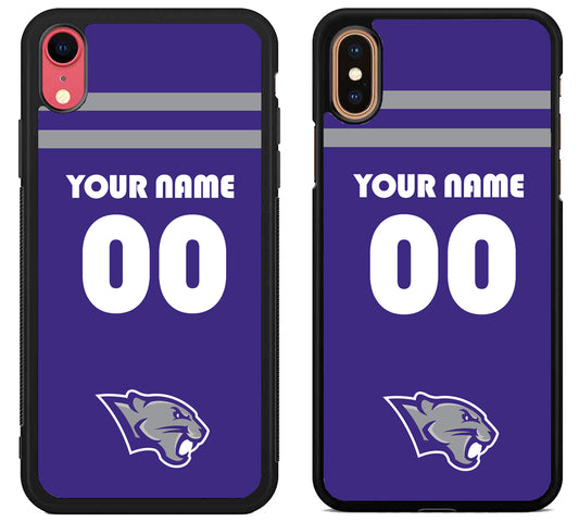 Custom Personalized Kentucky Wesleyan Panthers iPhone X | Xs | Xr | Xs Max Case