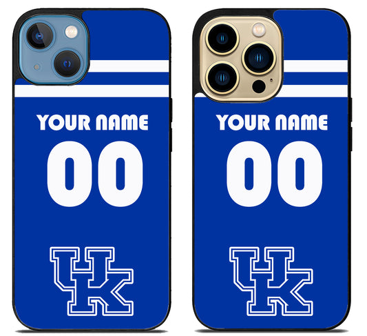 Custom Personalized Kentucky Wildcats iPhone 14 | 14 Plus | 14 Pro | 14 Pro Max Case