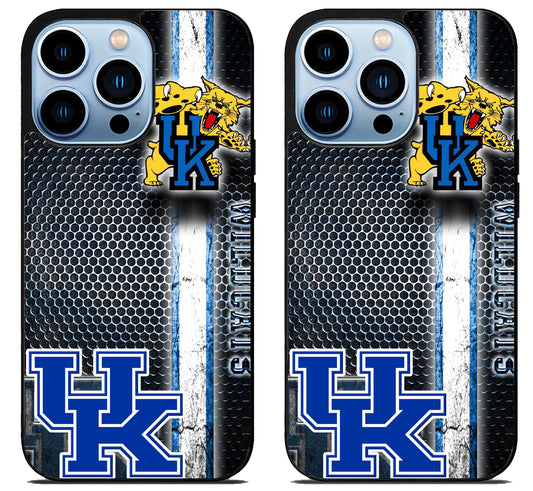 Kentucky Wildcats Background Logo iPhone 15 Pro | iPhone 15 Pro Max Case