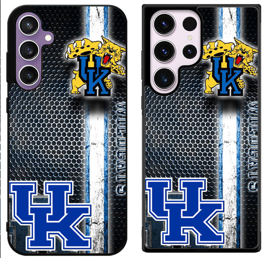 Kentucky Wildcats Background Samsung Galaxy S24 | S24+ | S24 Ultra Case