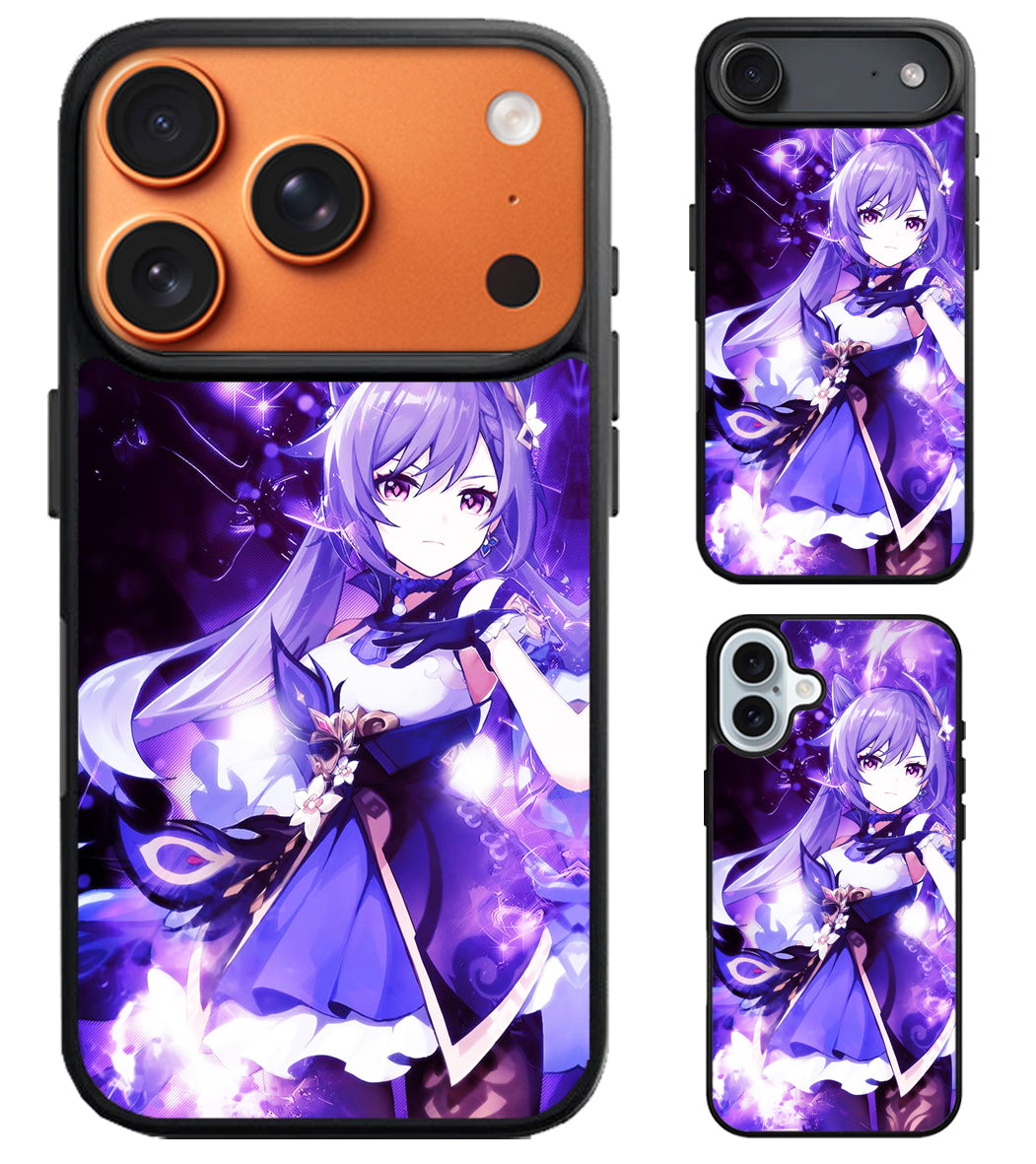 Keqing Genshin Impact Cute iPhone Air | iPhone 17 | 17 Pro | 17 Pro Max Case