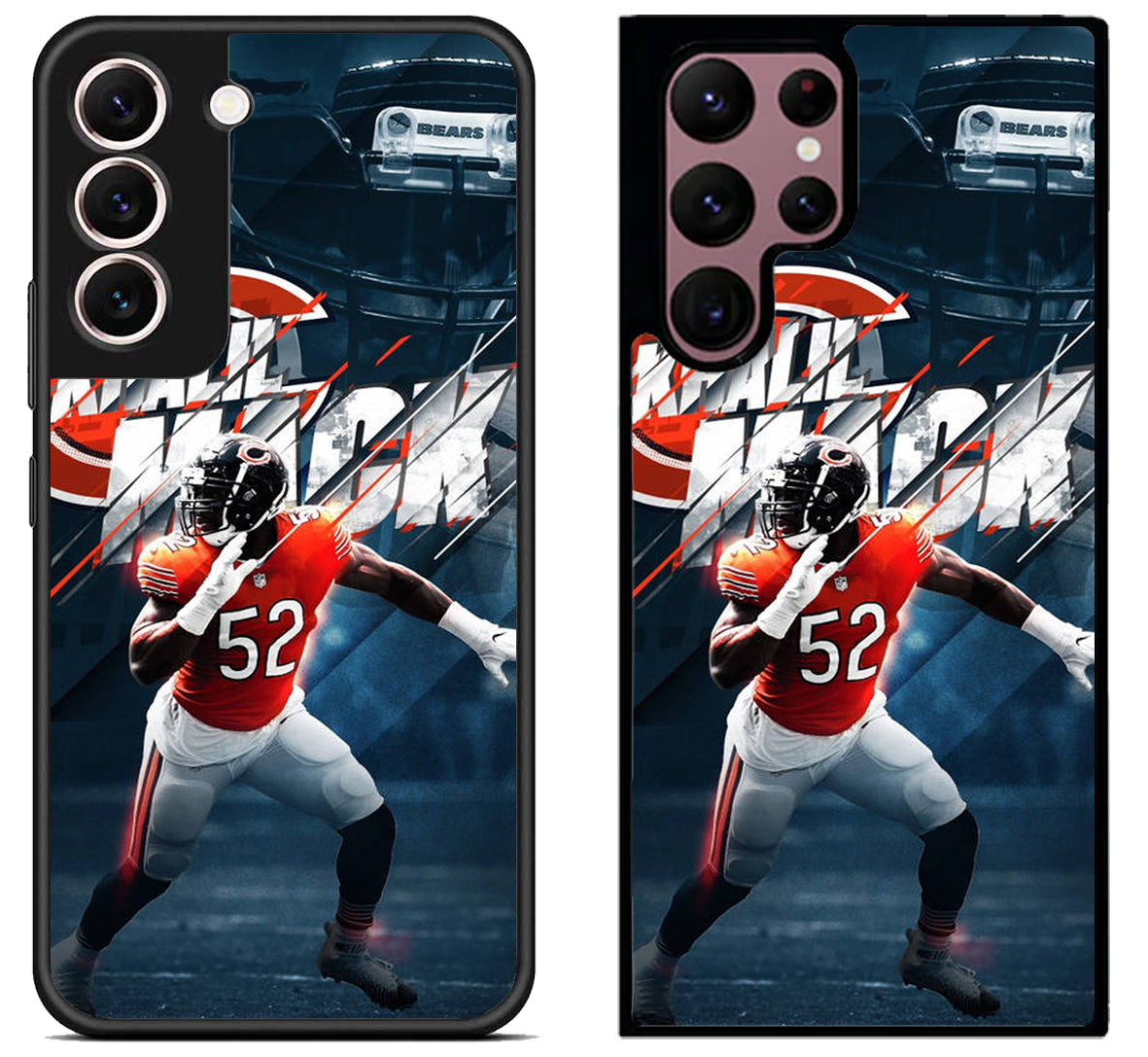 Khalil Mack Chicago Bears Samsung Galaxy S22 | S22+ | S22 Ultra Case