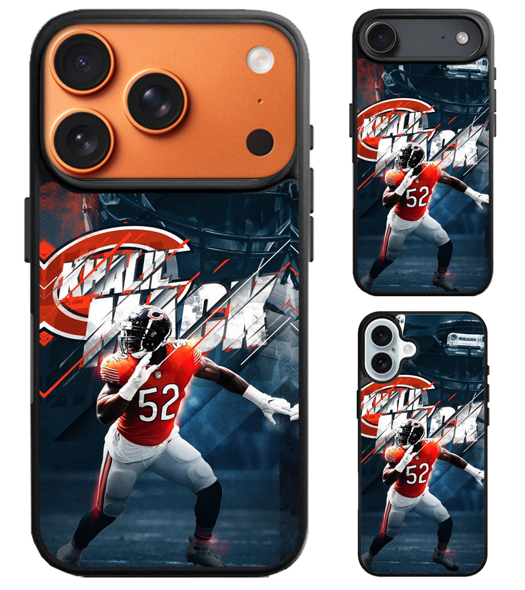 Khalil Mack Chicago Bears iPhone Air | iPhone 17 | 17 Pro | 17 Pro Max Case