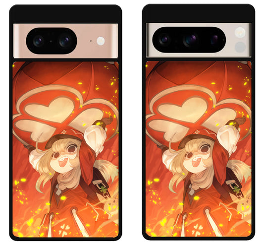 Klee Genshin Impact Background Google Pixel 8 | 8 Pro Case