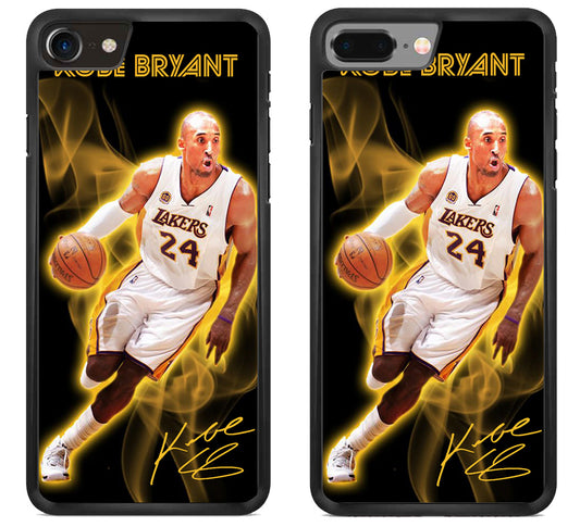 Kobe Bryant LA Lakers With Signature iPhone 8 | 8 Plus Case