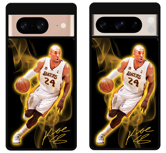 Kobe Bryant LA Lakers With Signature Google Pixel 8 | 8 Pro Case