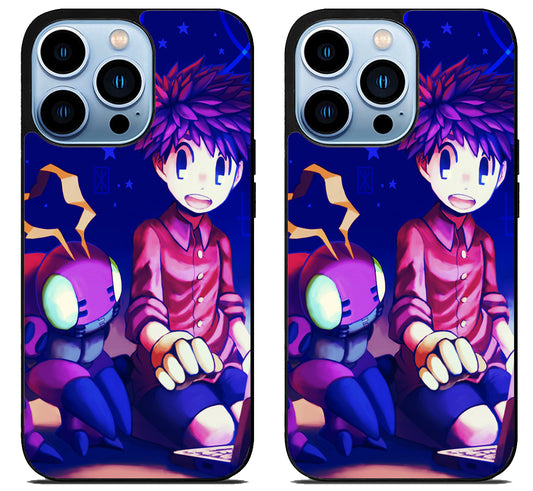 Koushiro & Tentomon Digimon Cover iPhone 15 Pro | iPhone 15 Pro Max Case