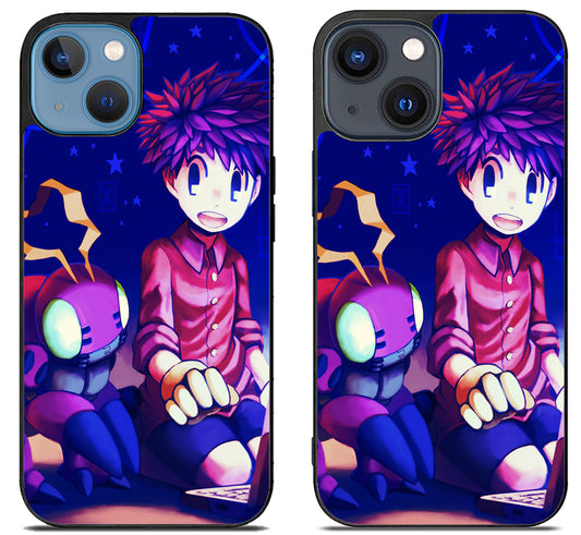 Koushiro & Tentomon Digimon Cover iPhone 15 | iPhone 15 Plus Case
