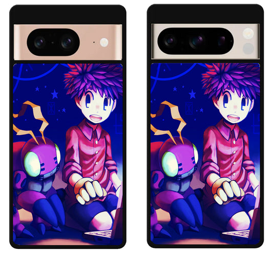 Koushiro & Tentomon Digimon Cover Google Pixel 8 | 8 Pro Case