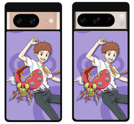 Koushiro & Tentomon Digimon Google Pixel 8 | 8 Pro Case