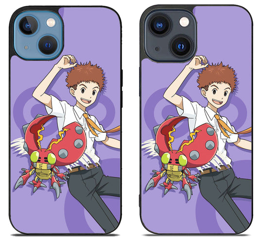 Koushiro & Tentomon Digimon iPhone 15 | iPhone 15 Plus Case